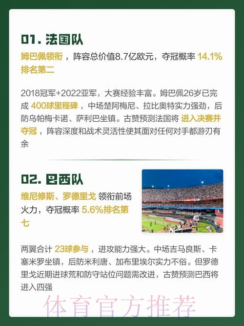 如何进行安全热门的世界杯预测分析 如何进行安全热门的世界杯预测分析